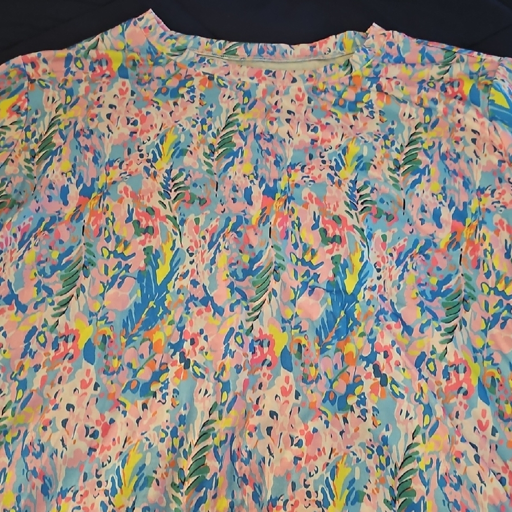 Colorful Floral Print Blouse - Multicolor